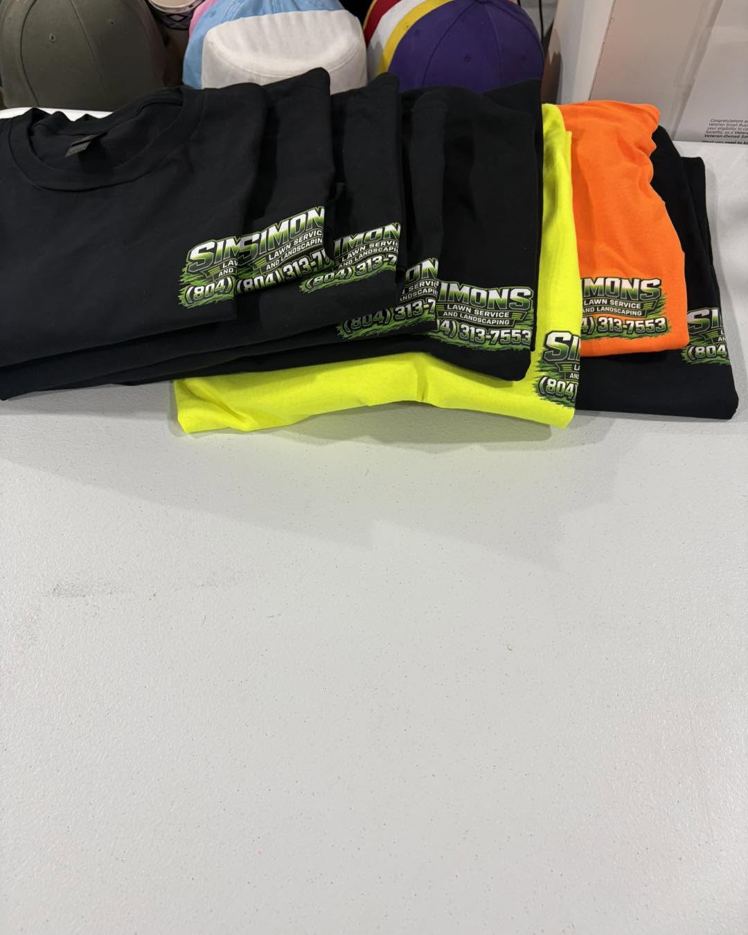 Custom Apparel orders